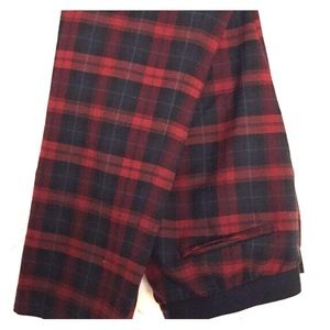 Plaid trousers